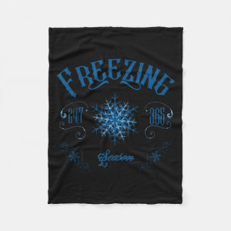 Zing Seizoen - Ik ben letterlijk 24_7 koud Zing Wi Fleece Deken