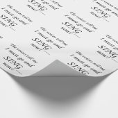 Zing the Voices Say Cadeaupapier (Hoek)