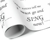 Zing the Voices Say Cadeaupapier (Rol Hoek)