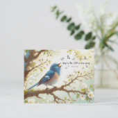 Zing tot de HEER een nieuw lied Psalm 96:1 Briefkaart (Staand voorkant)