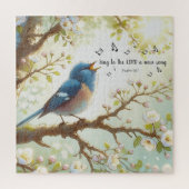 Zing tot de HEER een nieuw lied Psalm 96:1 Legpuzzel (Verticaal)