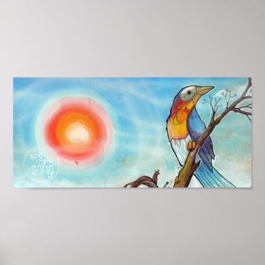 Zing Uw Song Poster (Voorkant)