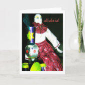 Zing van vreugde feestdagen kaart (Voorkant)