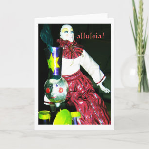 Zing van vreugde feestdagen kaart