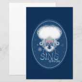 Zing voor Joy Briefpapier (Voorkant / Achterkant)