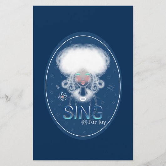 Zing voor Joy Briefpapier (Voorkant)