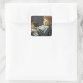 Zing voor uw Super Vierkante Sticker (Tas)