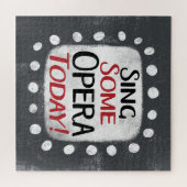 Zing wat opera vandaag Jigsaw Puzzle Legpuzzel (Horizontaal)