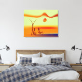 Zingdroesem ~ Chatting Canvas Afdruk (Insitu (Slaapkamer))