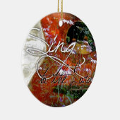 zingen aan de Heer Keramisch Ornament (Rechts)