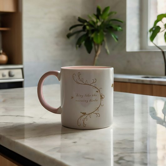 Zingen als de ochtendvogels Mok