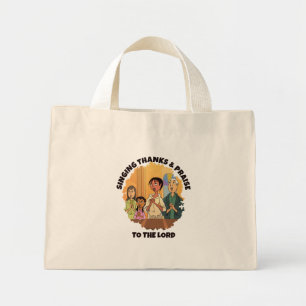 ZINGEN BEDANKT EN LOVEN Moeder Dochter Kinder Mini Tote Bag