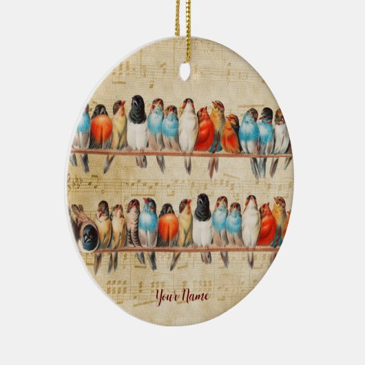 Zingen en strijken keramisch ornament (Rechts)