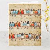 Zingen en tjilpen     kaart (Gele Bloem)