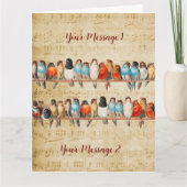 Zingen en Tjilpen (persoonlijk)   Kaart (Voorkant)