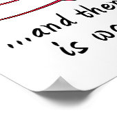 Zingen erger dan problemen Funny Poster (Hoek)