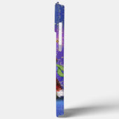 Zingen Gelukkig Kerstmis Gnomen iPhone Case (Achterkant / Links)