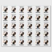 Zingen Ik druk mezelf uit door te zingen Cadeaupapier (Vlak)