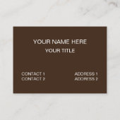 Zingen Ik druk mezelf uit door te zingen Visitekaartje (Achterkant)