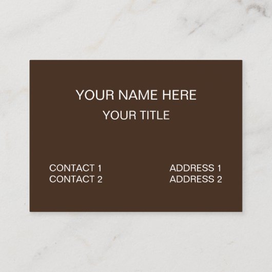 Zingen Ik druk mezelf uit door te zingen Visitekaartje (Achterkant)