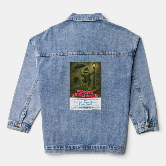 Zingen in de Afvoer Filmparodie Denim Jacket (Achterkant)