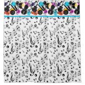 Zingen in de douche douchegordijn (Voorkant)