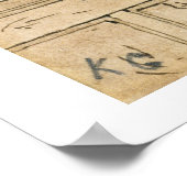 Zingen in de kerk (met papier) poster (Hoek)