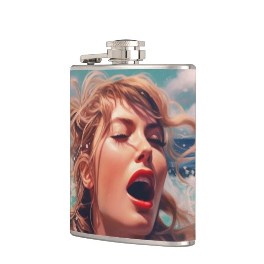 Zingen in de regen heupfles (Links)