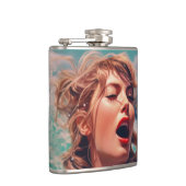 Zingen in de regen heupfles (Rechts)