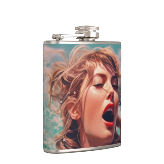 Zingen in de regen heupfles (Rechts)