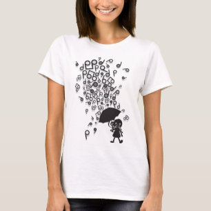 Zingen in de regen t-shirt