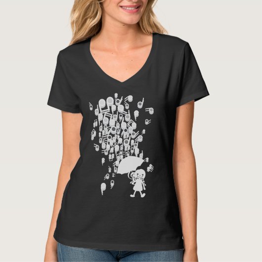 Zingen in de Regen T-shirt (Voorkant)