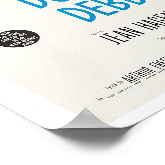  zingen in de regenfilm poster (Hoek)