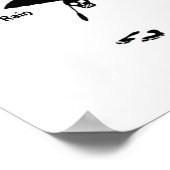 Zingen in de zure regen poster (Hoek)