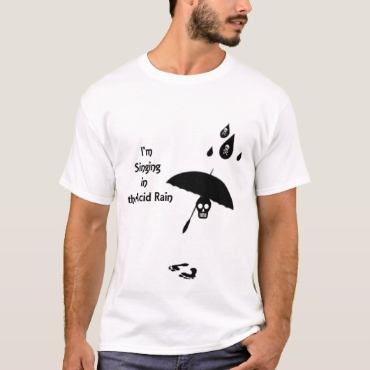 Zingen in de zuurstofregen - 1 zwellen t-shirt (Voorkant)