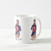 Zingen is gratis koffie-mok koffiemok (Voorkant rechts)