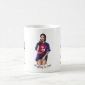 Zingen is gratis koffie-mok koffiemok (Center)