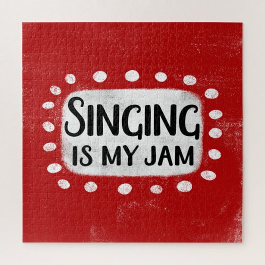 Zingen is mijn Jam Jigsaw puzzel (Verticaal)