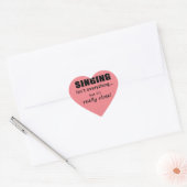Zingen is niet alles Sticker (Envelop)