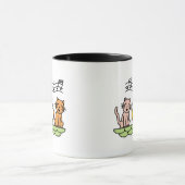 Zingen Katten Tshirts en geschenken Mok (Midden)
