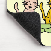 Zingen Katten Tshirts en geschenken Muismat (Hoek)