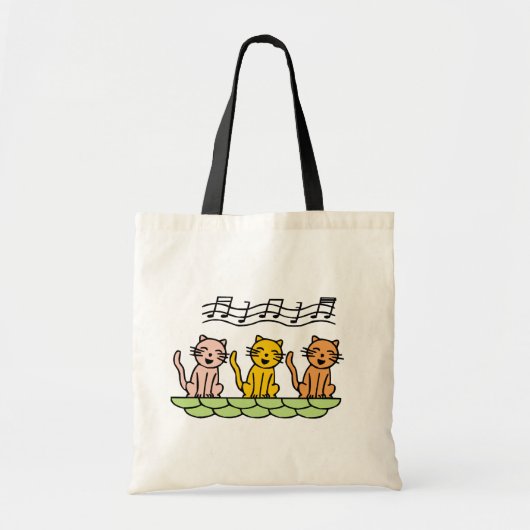 Zingen Katten Tshirts en geschenken Tote Bag (Voorkant)