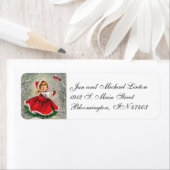 Zingen naar kardinalen personaliseren retouradres etiket (Insitu)