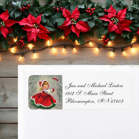 Zingen naar kardinalen personaliseren retouradres etiket