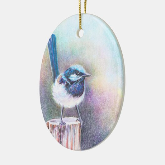 Zingen op de nieuwe dag - keramisch ornament (Links)