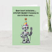 Zingen Robot Verjaardag Malfunction! (Voorkant)