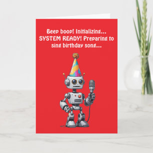 Zingen Robot Verjaardag Malfunction!