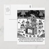 Zingen rond de microgolf briefkaart (Voorkant / Achterkant)