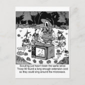 Zingen rond de microgolf briefkaart (Voorkant)