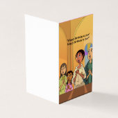 Zingen samen Happy Birthday Kaart (Buitenkant)